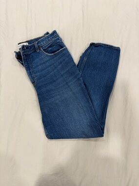 Abercrombie & Fitch The 90s Straight, Ultra High Rise Curve Love